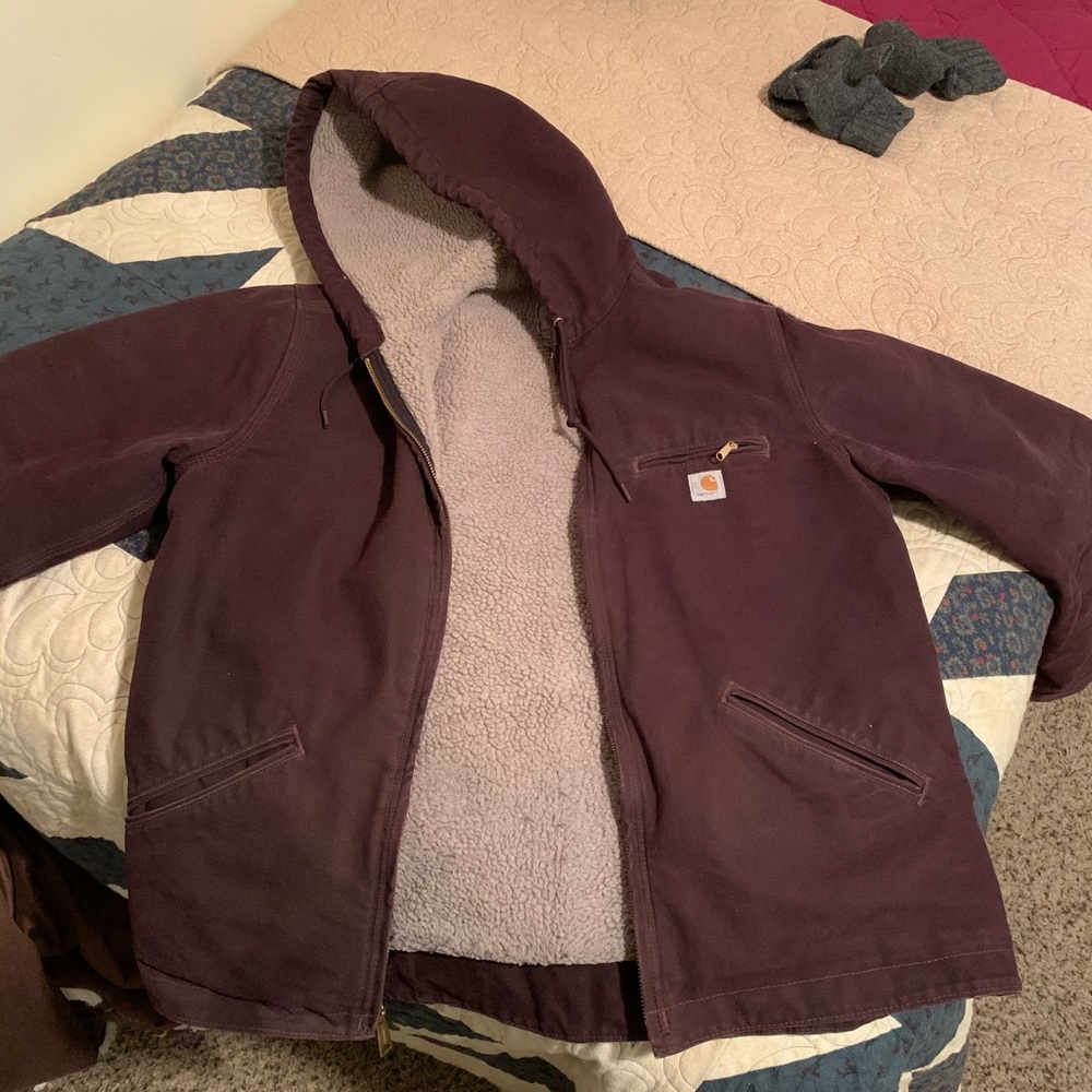 Carhartt Sandstone Sherpa-lined Sierra Jacket